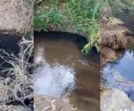 Moradores denunciam contaminação de rio e poluição do ar em Brejetuba