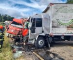 Tragédia! Caminhoneiro morre preso às ferragens na rodovia ES-264