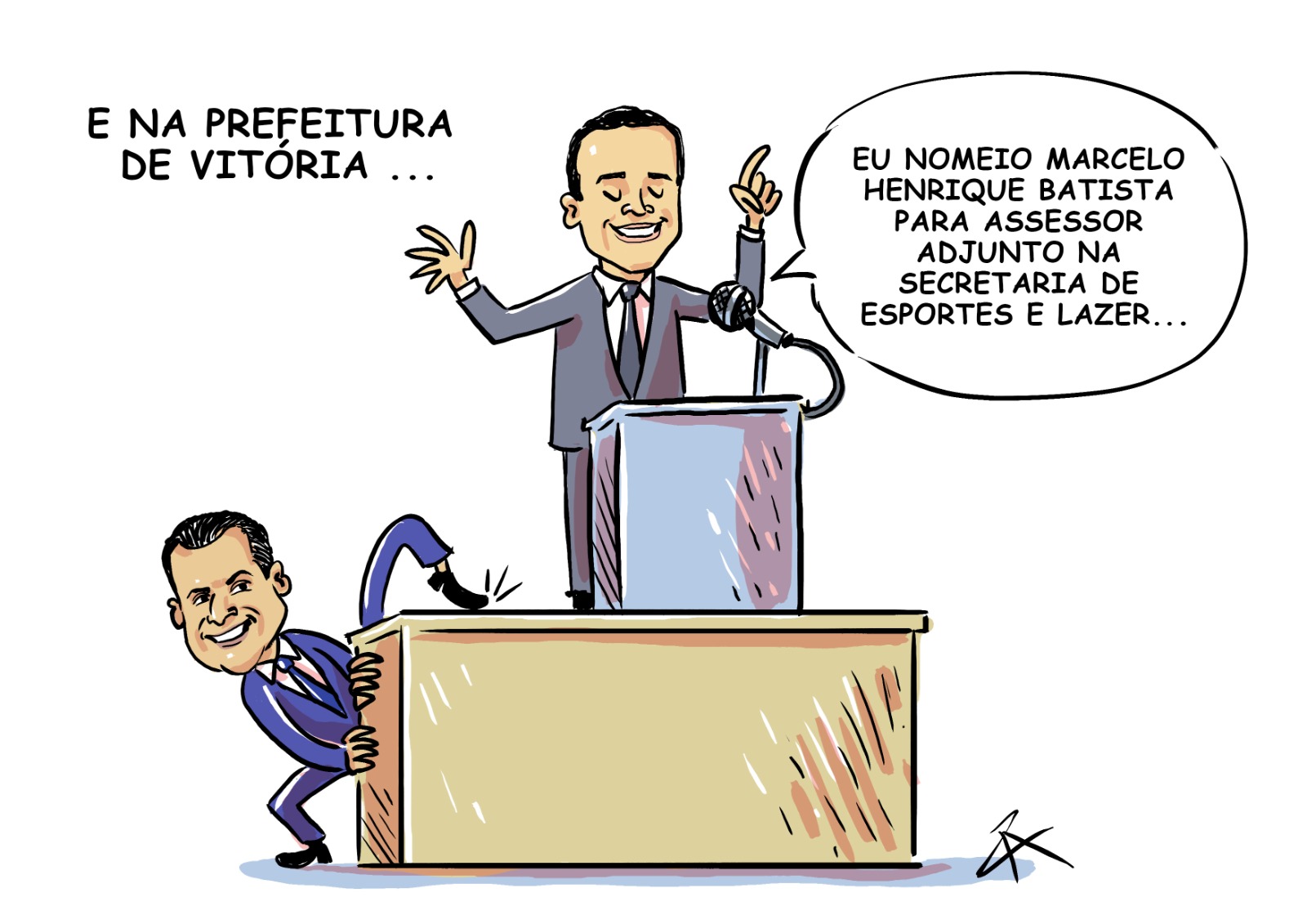 Charge: Zé Ricardo Charge: Zé Ricardo
