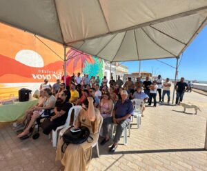 Marataízes retoma obras de pavimentação na orla da praia Lagoa Funda obras na lagoa funda