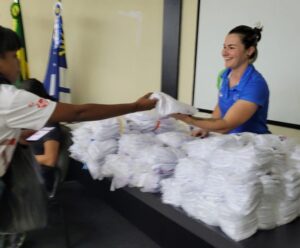 Cachoeiro: kits da Corrida da Mulher começam a ser entregues; veja kit corrida da mulher