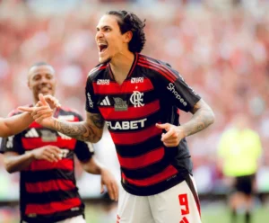 Com Dorival no camarote, Flamengo goleia Corinthians em pleno Maracanã Flamengo