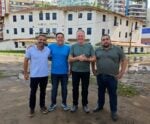 Iniciadas obras de restauro do Radium Hotel e de praça em Guarapari