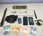 Polícia Civil apreende drogas e detém suspeitos de tráfico em Guaçuí