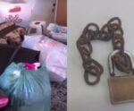 Mãe acorrenta filha de 14 anos para impedir que ela fuja com namorado