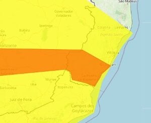 Atenção máxima! Chuvas intensas colocam o ES em perigo real alerta laranja