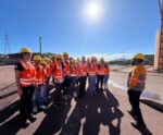 Estudantes de Guarapari visitam companhia de mineração