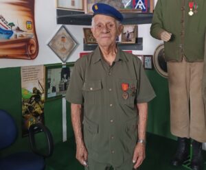 O último herói! Expedicionário do ES na 2ª Guerra completa 102 anos Agostinho expedicionário do ES na 2ª guerra