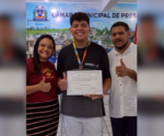 Estudante de Presidente Kennedy é homenageado por desempenho na OBMEP