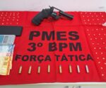 Tráfico em Guaçuí: polícia apreende arma, drogas e prende suspeito