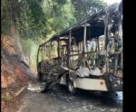 VÍDEO | Ônibus é incêndiado no Corte Grande em Cachoeiro