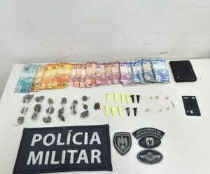 Em poucas horas, PM de Guaçuí realiza três prisões e apreende drogas guaçui pm