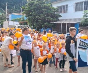 Maio Amarelo: alunos de Afonso Cláudio participam de várias ações