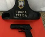 PM cumpre mandado de prisão e encontra arma com suspeito em Mimoso