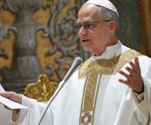 Papa Leão XIV celebra primeira missa com cardeais; veja frase marcante imagem ilustra papa leao xiv