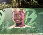 Arte: mural destaca raízes afro-indígena de bairro de Guarapari
