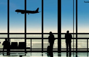 aeroporto, avião, viagem
