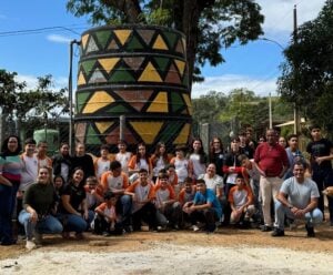 Estudantes de Afonso Cláudio participam de aula de campo em Cachoeiro