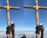 Amor nas alturas! Casal protagoniza momento único no Pico da Bandeira