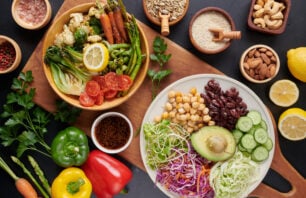 A foto mostra alimentos funcionais