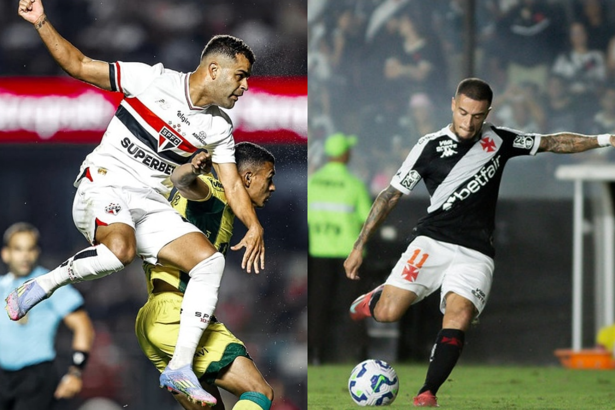 Foto: Reprodução | São Paulo e Vasco Foto: Reprodução | São Paulo e Vasco