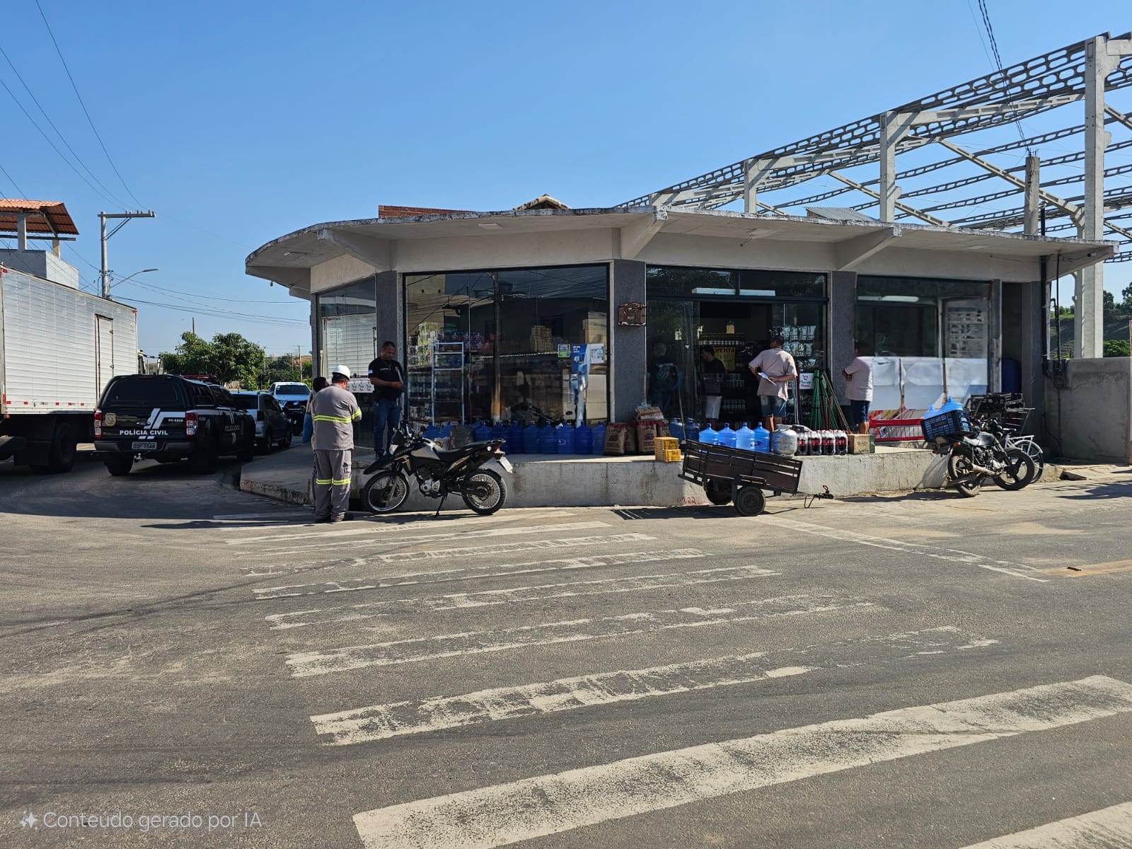 Operação da Polícia Civil em comércio de Presidente Kennedy por suspeita de furto de energia elétrica