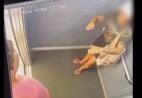 Mulher é brutalmente espancada em elevador