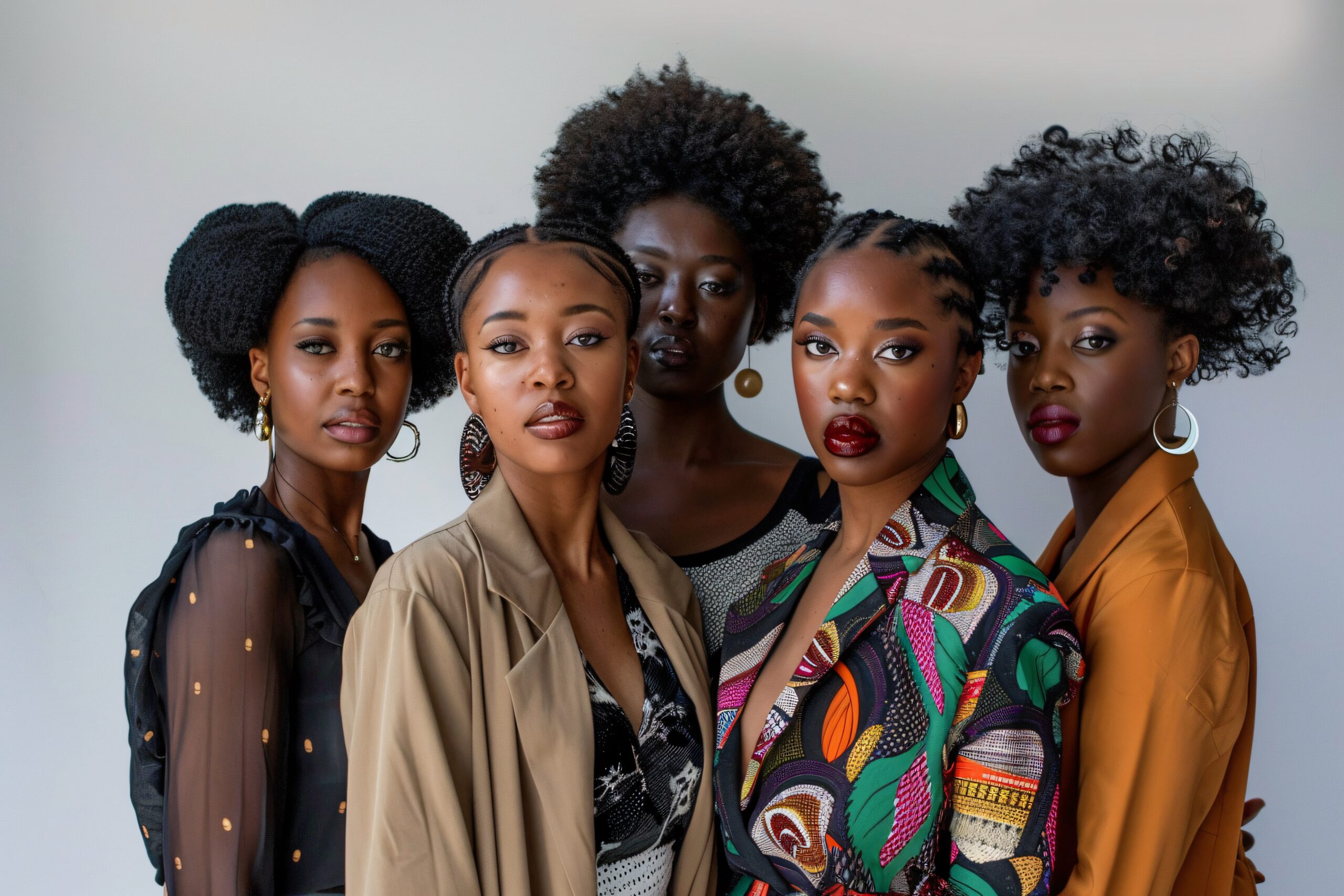 A foto mostra mulheres negras relacionando-as ao tema saúde mental