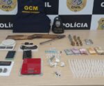 Polícia prende 4 e apreende drogas e armas em Presidente Kennedy