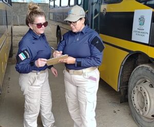 Rio Novo do Sul: Detran realiza fiscalização em transporte escolar
