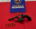 Homem é preso com revólver e munições no bairro Zumbi
