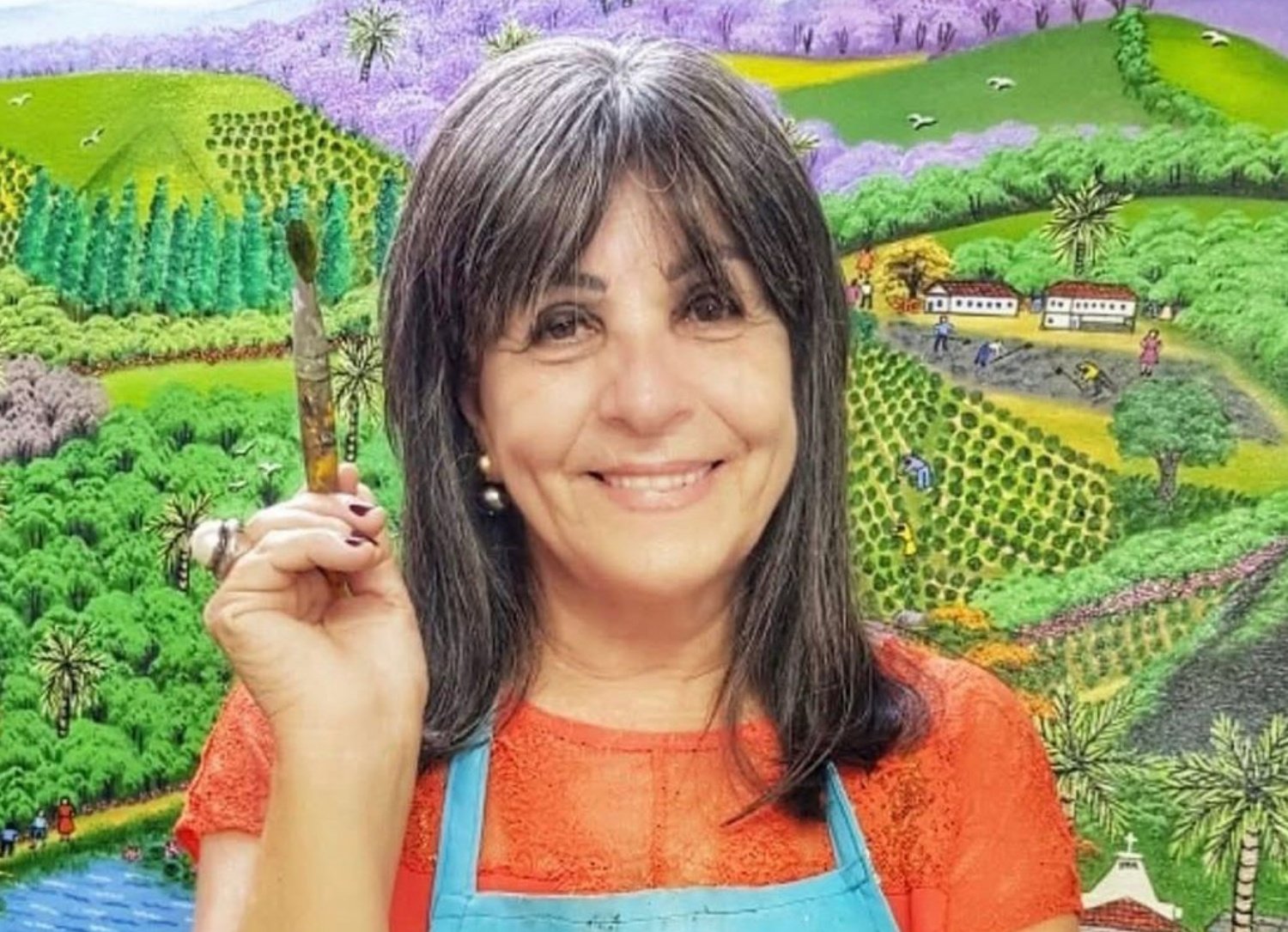 Angela Gomes pintora cachoeirense