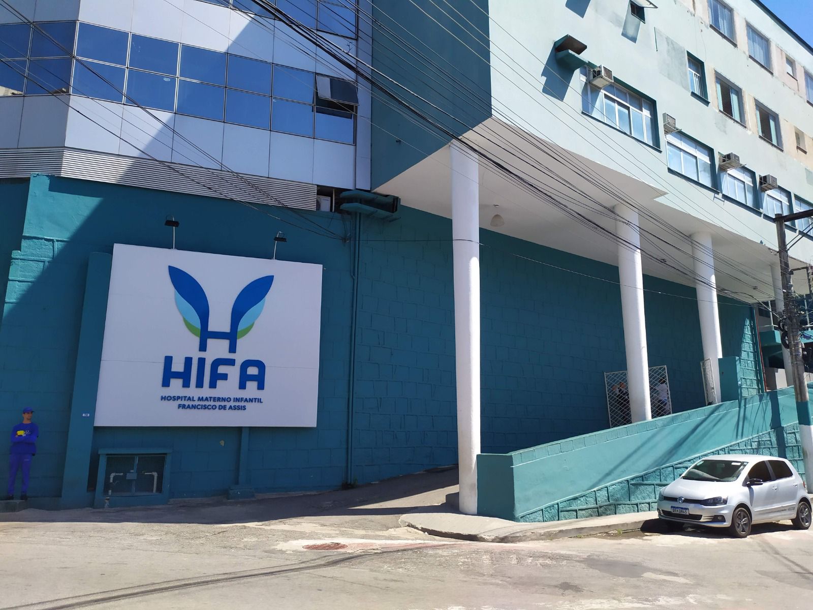 A foto mostra entrada do Hifa, que recebeu prêmio