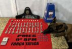 PM apreende drogas com ajuda de cão farejador em Cachoeiro; veja