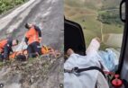 Impressionante! Vídeo mostra bombeiro caindo após falha de paraquedas em Castelo