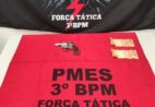 Polícia Militar apreende arma e identifica suspeito de crime em Guaçuí