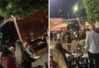 Carreta de dupla sertaneja atinge público durante evento