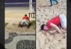 VÍDEO | Homem é dopado e ‘abandonado’ em praia; entenda