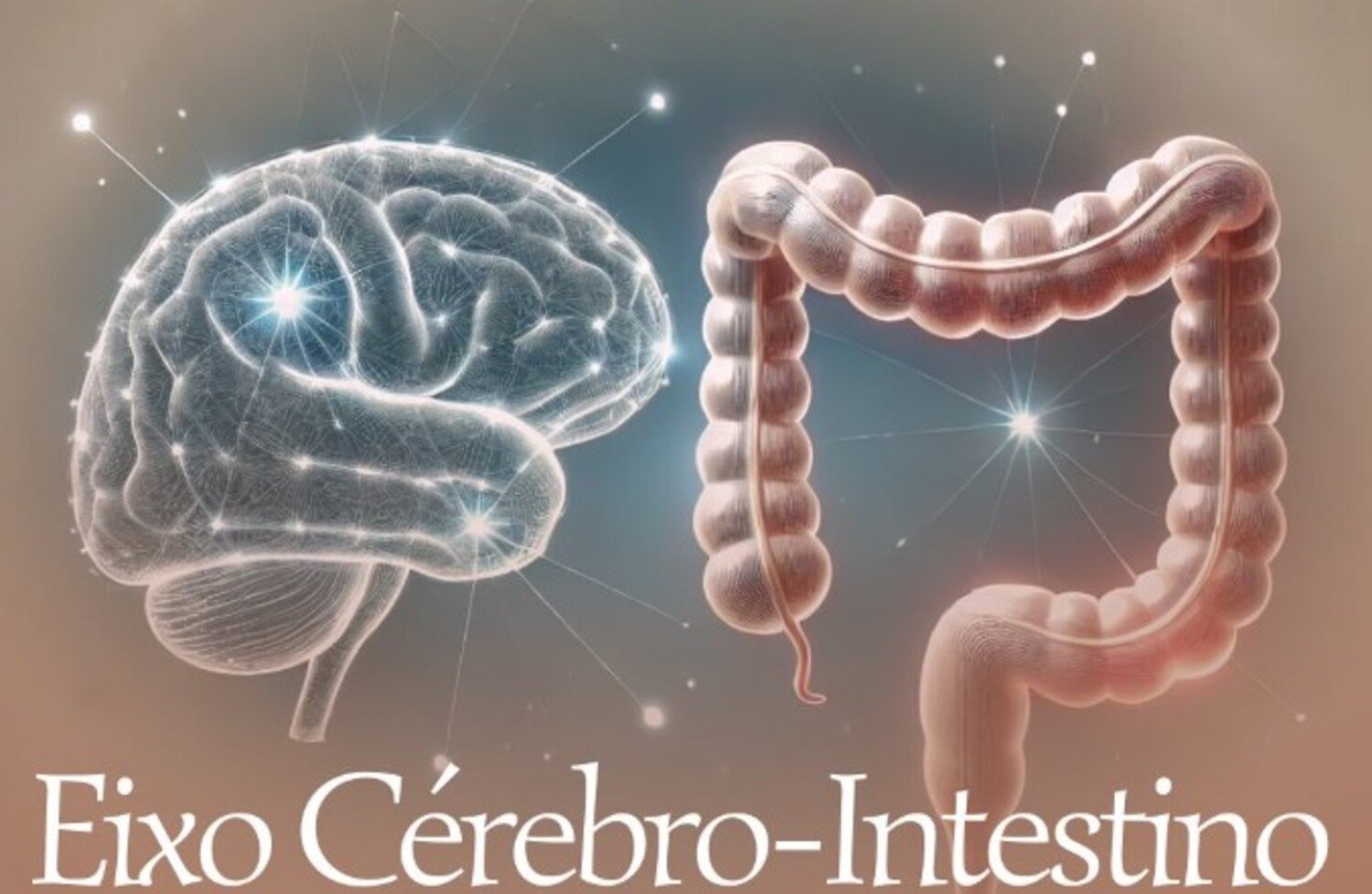 A foto mostra eixo intestino-cérebro