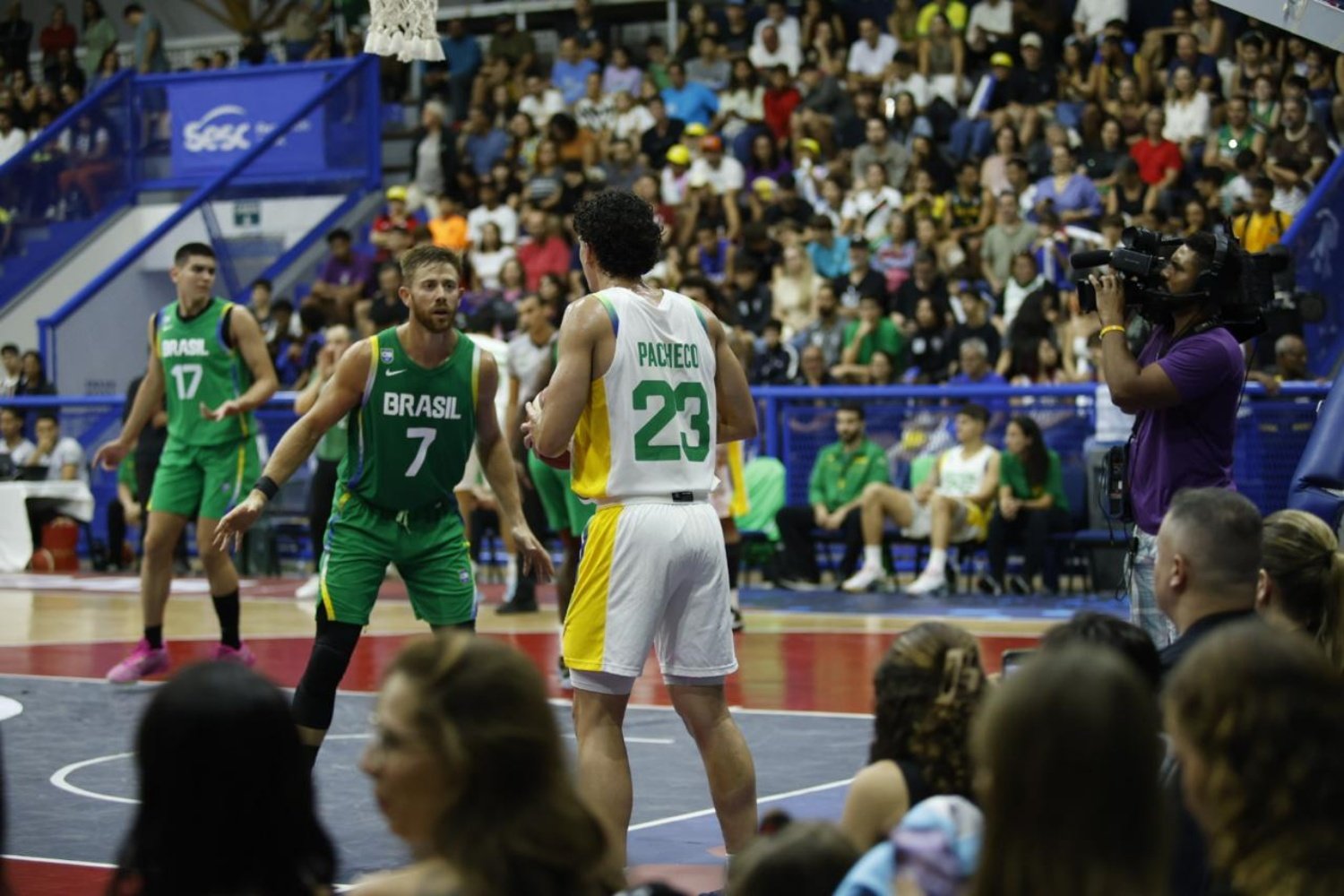 seleção brasileira de basquete jogo exibição