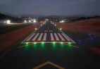 Nova pista iluminada mostra avanço das obras do Aeroporto em Cachoeiro