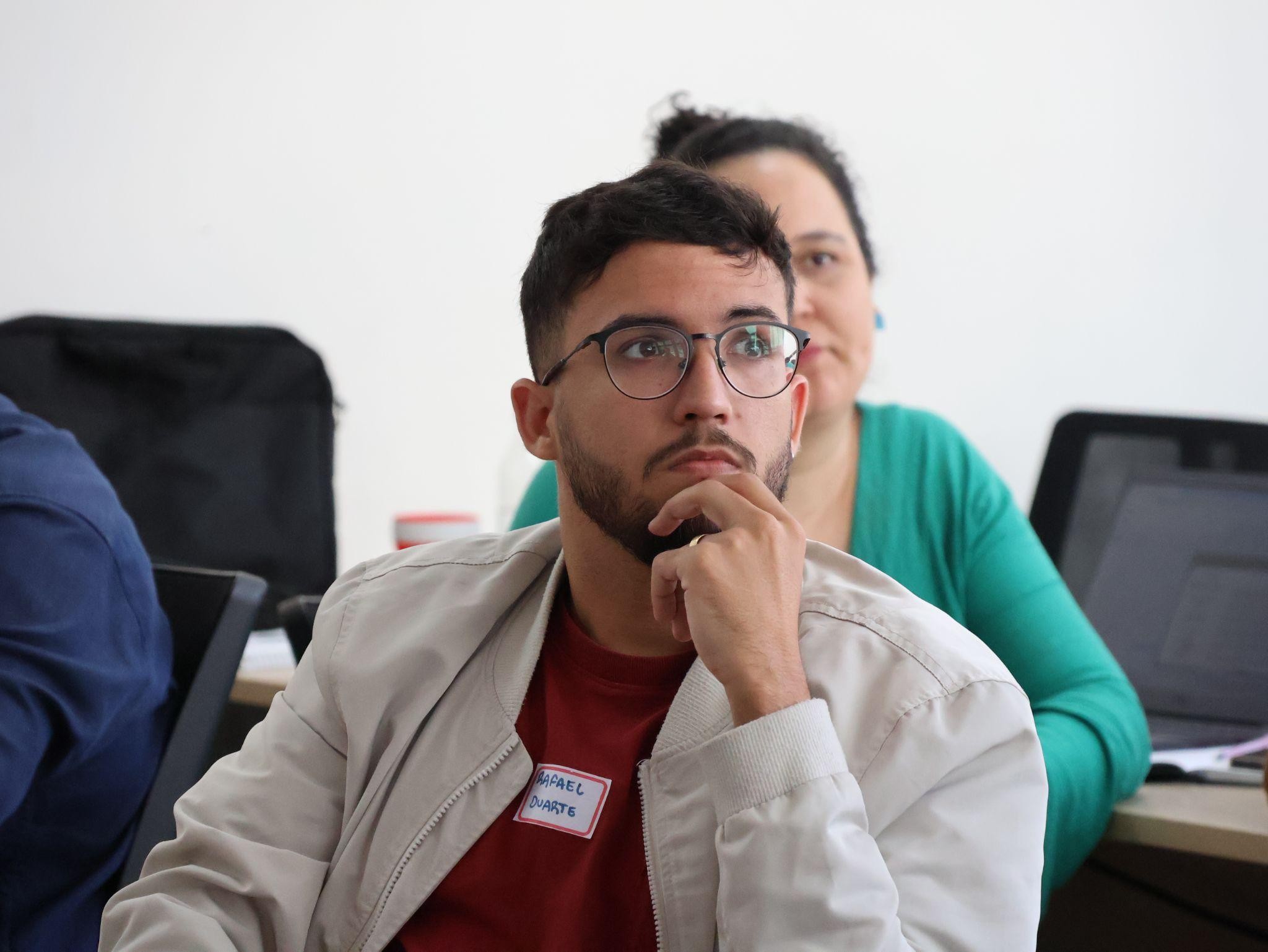 A foto mostra Rafael Duarte.