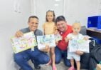 Sonho realizado: irmãs de 3 e 5 anos homenageiam motoristas de ambulância do Hifa