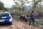 Motocicleta furtada é encontrada pela PM em Atílio Vivácqua