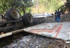 VÍDEO | Motorista fica gravemente ferido em acidente na Serra de Soturno