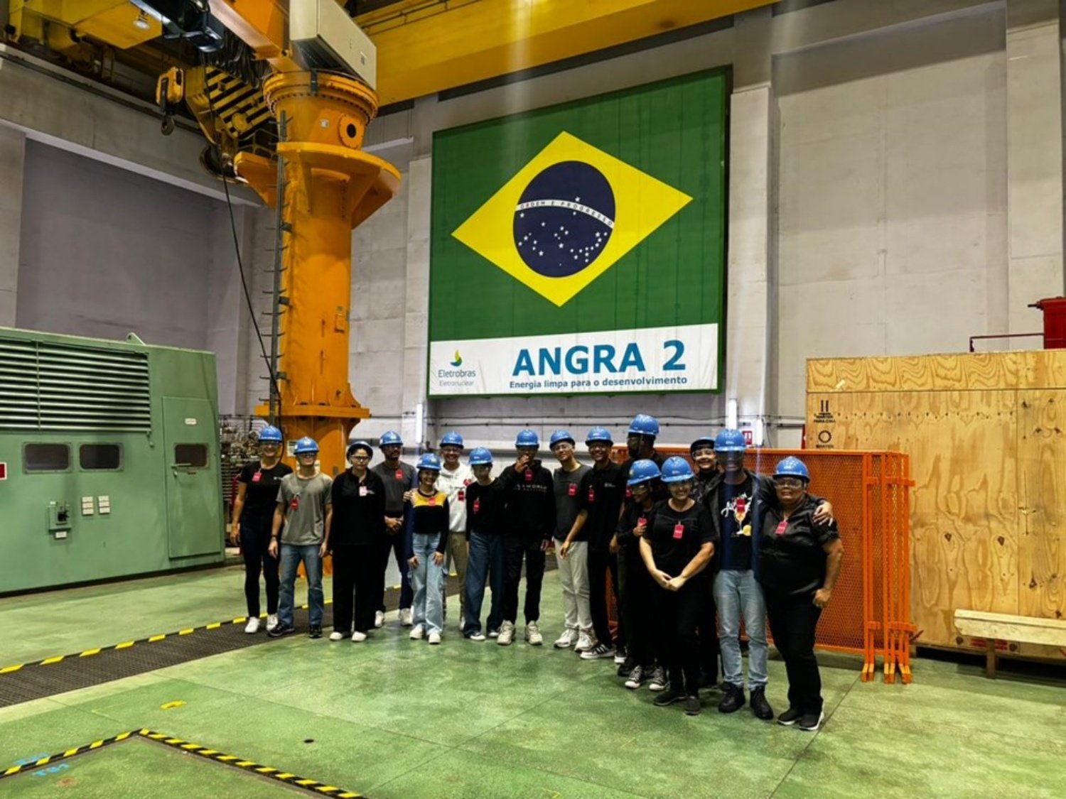 alunos usina nuclear angra dos reis