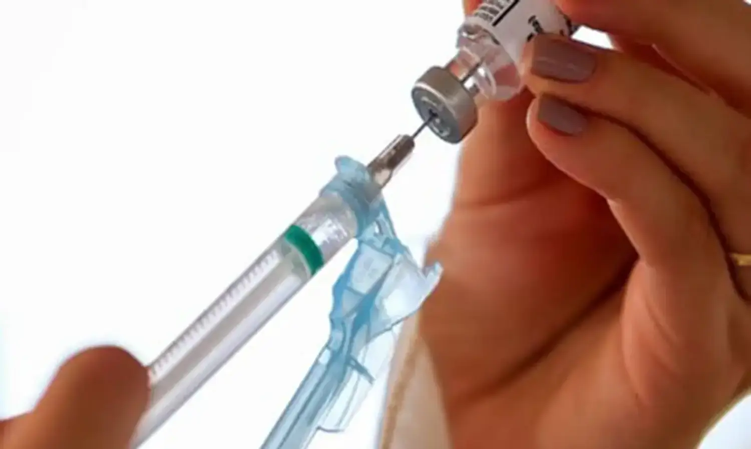 A foto mostra vacina contra hérpes-zóster