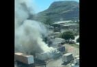 Fogo no ES: pátio de veículos é atingido por dois incêndios no mesmo dia