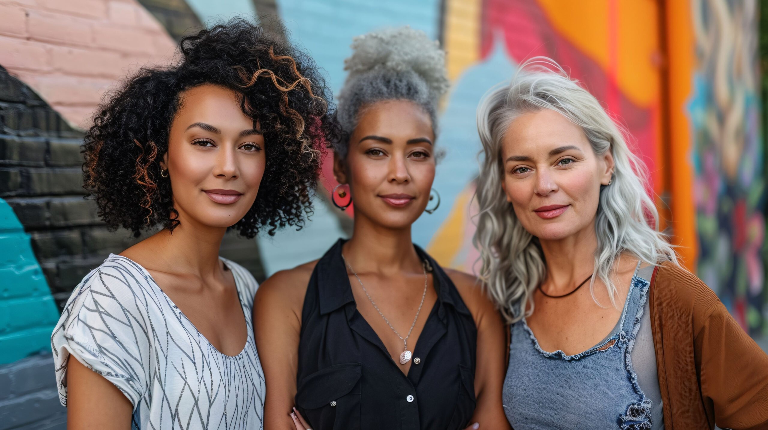 A foto mostra diversas mulheres de +50