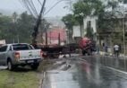 Acidente causa lentidão em avenida de Cachoeiro